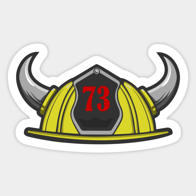 Station 73 Helmet Sticker by Gresham Fire